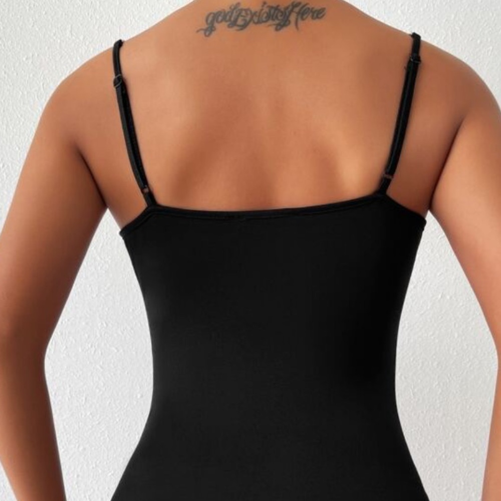 🌼FIR BUNDLE ONLY 🌼Windsor black with rhinestone strap bodysuit - Picture 10 of 10